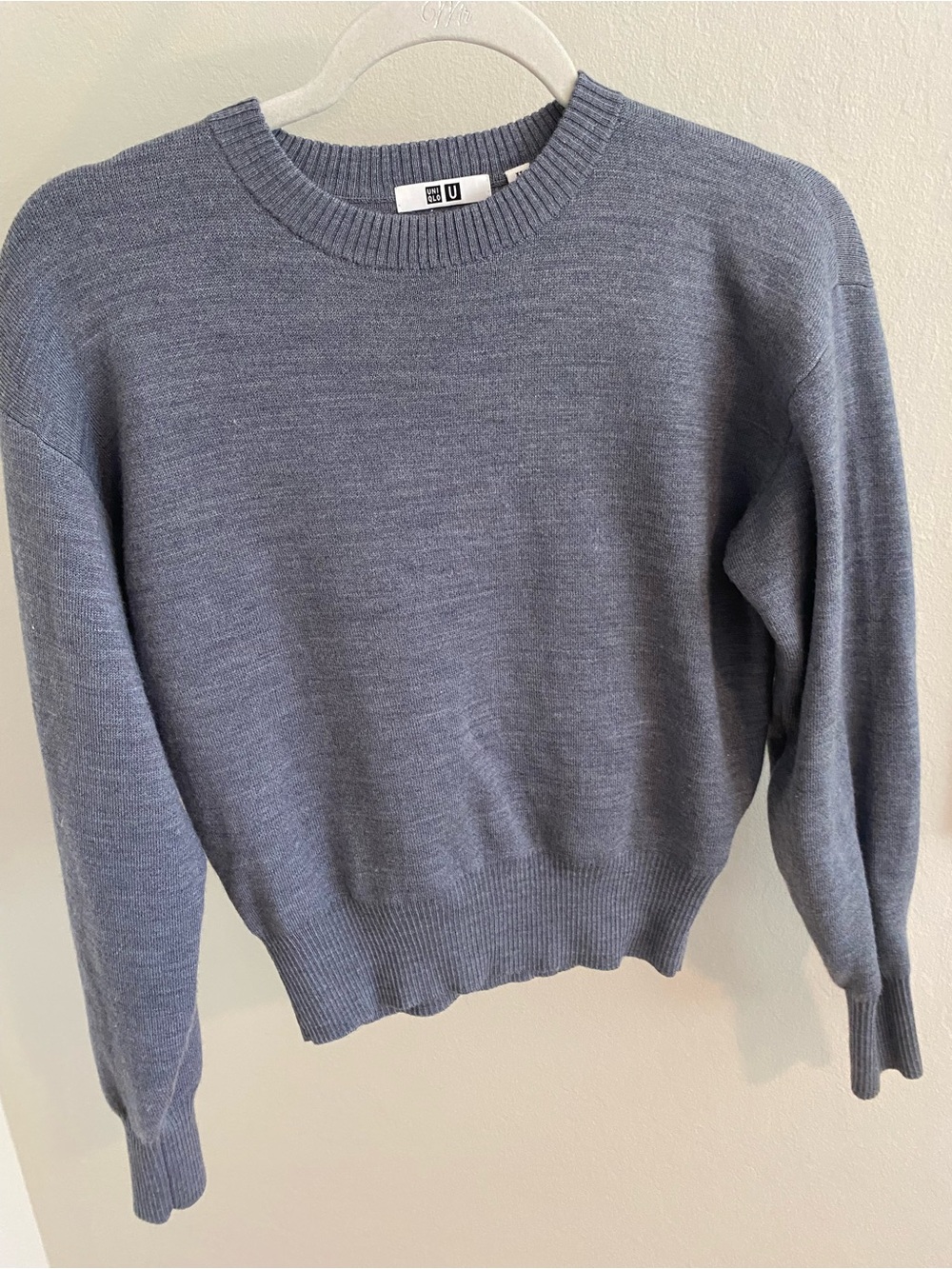 UNIQLO U Women's Crewneck Sweater in Slate Blue